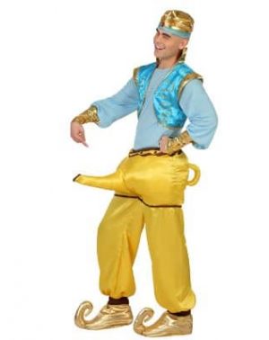Disfraz Genio Aladino Aladdin Dorado, XL Atosa 23007