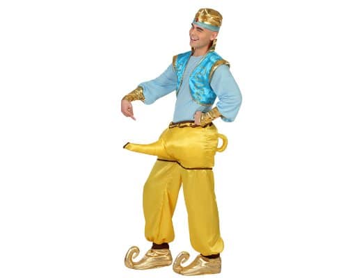 Disfraz Genio Aladino Aladdin Dorado, XL Atosa 23007
