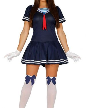 Disfraz Marineras Incluye Sombrero Con Bordado Ancla Y Pañuelo