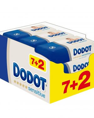 Dodot Sensitive Toallitas para Bebé 9 paquetes de 54 unidades 486 toallitas