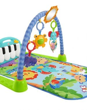 Fisher-Price Gimnasio-piano pataditas, manta de juego para bebé