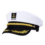Gorra Sombrero Capitán Yate Barco Navegante Marinero Almirante Marino