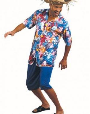 Disfraz de hawaiano para hombre - Camisa Hawaiana