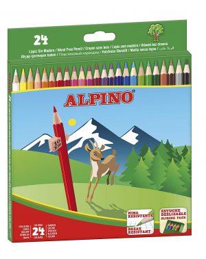Alpino-Estuche 24 lápices, multicolor