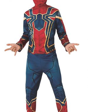 Disfraz Oficial de Araña de Hierro de los Vengadores, Spiderman para niño -Rubies