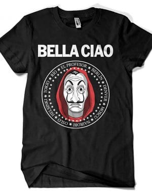 camiseta la casa de papel bella ciao