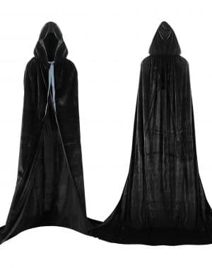 Capa con Capucha Terciopelo Disfraz de Halloween para Mujeres Hombres Halloween Fiesta Disfraces
