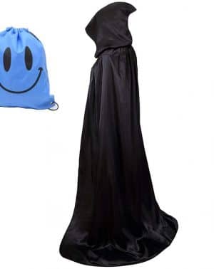 Capa con Capucha, Unisex Adulto Disfraz de Halloween Fiesta Disfraces Vampiro Traje