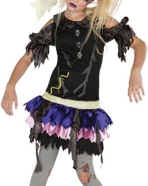 Halloween - Disfraz de Muñeca Zombie para niña Rubies