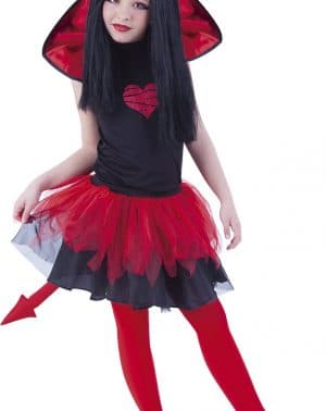 Disfraz infantil Diablesa Tutu Halloween Rubies S8412