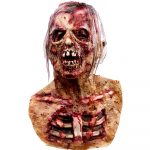Máscara de Cabeza Muerta de Walking Dead, máscara de Monstruo Malvado residente, máscara de látex de Goma para Fiesta de Disfraces de Zombie para Halloween