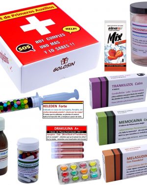 Regalo original de cumpleaños. Alivios para cumplir un año más - Caramelos Golosinas Chuches