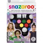 Snazaroo - Set de Pintura facial "Lo último pack de fiesta" Pintacaras