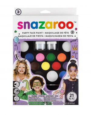 Snazaroo - Set de Pintura facial "Lo último pack de fiesta" Pintacaras
