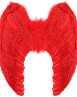 Alas de Diablo Plumas Rojas