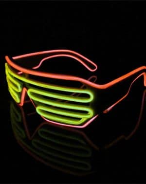 Gafas Led 2 Colores - Luz de Neón Originales Divertidas - Ritmo música