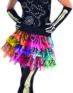 Monster High - Disfraz de Skelita Calaveras para niña, infantil
