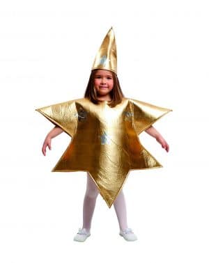Disfraz de Estrella Navidad para niña - Color Dorado - Varias Tallas - My Other Me 204393