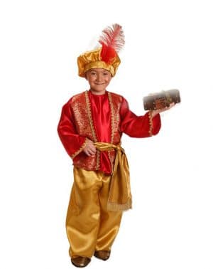 Disfraz de Paje Real Rojo para Niño Comprar disfraces online baratos