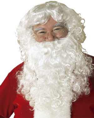 Rubies Peluca Y Barba con Bigote Papa Noel