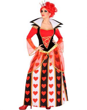 Disfraz Reina de Corazones, Color Rojo - Atosa-54487