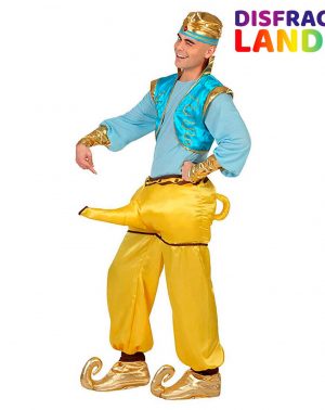 Disfraz Aladino Genio Lámpara - Original Divertido