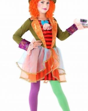 Disfraz Sombrerera Loca Niña Infantil