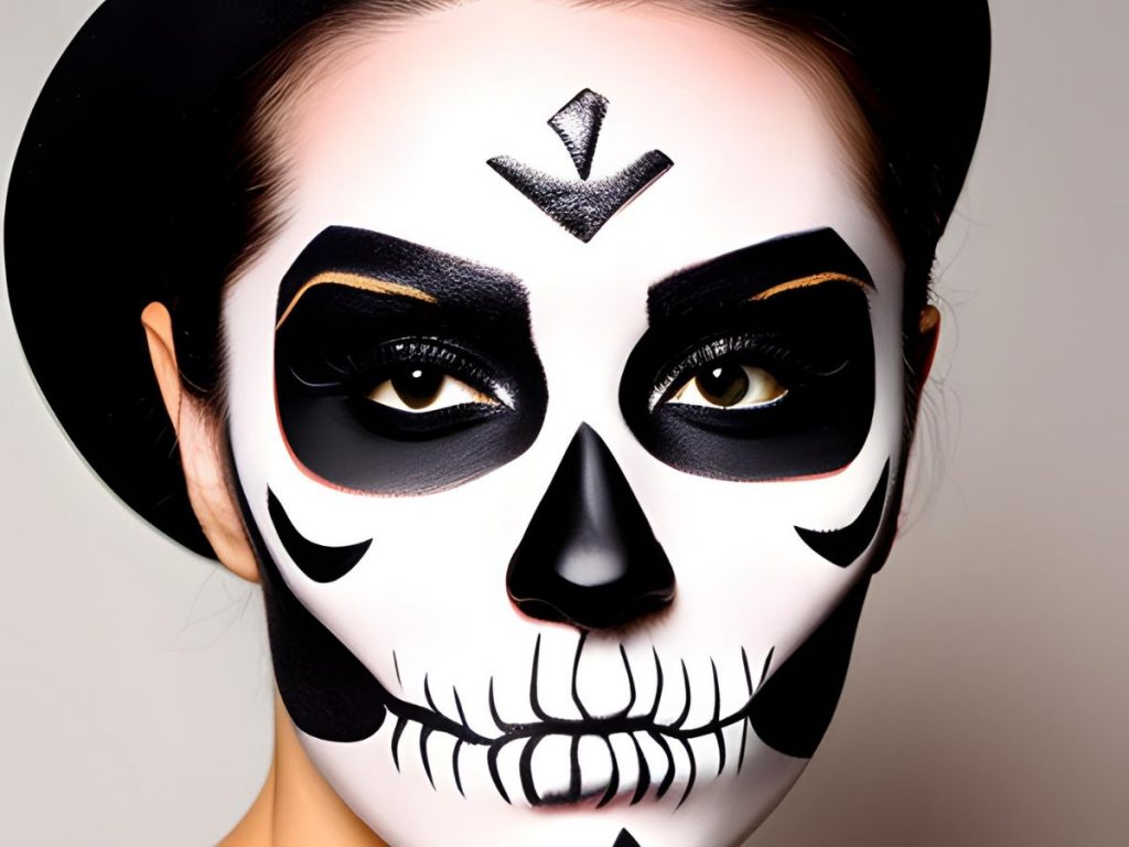 utorial de Maquillaje de Rostro Calavera