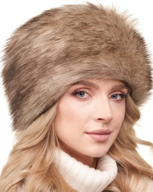 Gorro de Mujer de Piel Cossack en Estilo Ruso Futrzane