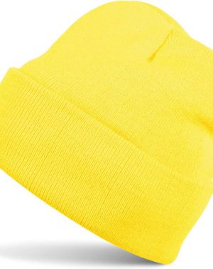 styleBREAKER Unisex Beanie Gorro de Punto Unicolor, Gorro de Punto Fino de Doble Punto, Gorro de Punto cálido Invierno 04024029