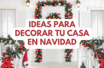 Disfraces Originales y Divertidos 33 casa decorada para Navidad con árbol navideño iluminado, adornos festivos y luces cálidas