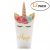 12 Cajas para Palomitas Unicornio, Mini Popcorn Boxes Caja de Fiesta de Palomitas Caramelos Dulces