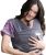 Fular portabebé para recién nacidos y niños – Porta bebés recién nacidos manos libres – Fular porteo bebé elastizado y ergonómico – Marsupio bebé liviano para niños de entre 3 y 15 kilos (gris oscuro)