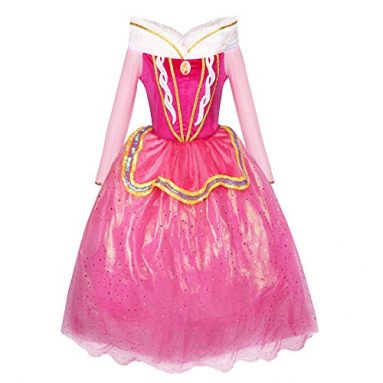 Disfraz para niña inspirado en Aurora de Disney