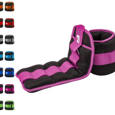 Peso para Tobillo, Peso para Muñeca (1 par) con/Correa Ajustable para Ejercicio Caminar Footing Gimnasia Aeróbic Gimnasio – Púrpura