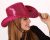 Sombrero Cowboy Rosa con Lentejuelas