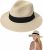 Sombrero de Panamá Mujeres Sombreros de Paja Transpirable Sombrero de Plegable de Viaje Hombre Sombrero de Verano Sombrero de Playa Fedora Sombrero de ala Ancha