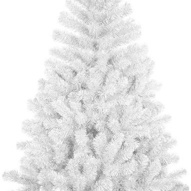 Árbol de Navidad Artificial con Soporte 120-240cm Blanco
