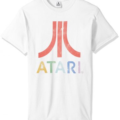 Atari – Camiseta para hombre con logotipo clásico de colores