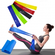 Bandas Elásticas Resistencia Ejercicio Set de 6 – fitness pilates yoga rehab movilidad fuerza
