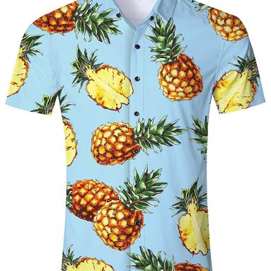 Camisa Hawaiana para Hombre Mujer Casual Manga Corta Camisas Playa Verano Unisex 3D Estampada Funny Hawaii