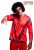 Pop Star – Thriller Camiseta 3D Hiperrealista de manga larga para adultos, talla S