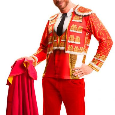 Torero Ole Camiseta 3D adultos, talla S