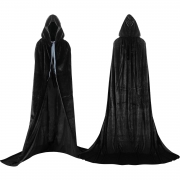 Capa con Capucha Terciopelo Disfraz de Halloween para Mujeres Hombres Halloween Fiesta Disfraces