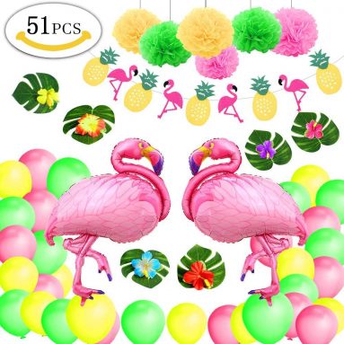 Decoración de Fiesta Hawaiana Tropical