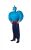 Disfraz oficial de Aladino Aladdin, el genio de Rubie’s, para adultos, con torso Hinchable