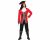 Disfraz Capitan Pirata Hombre negro y rojo Atosa 18214