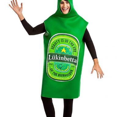 Disfraz Botella Lata de Cerveza
