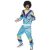 Disfraz de chándal de la Moda de los 80, Azul, con Chaqueta y Pantalones – Smiffy’s Smiffys