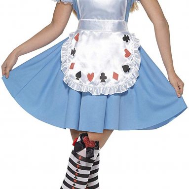 Disfraz de Alicia Baraja de Cartas – Vestido Azul – Smiffys-39474S